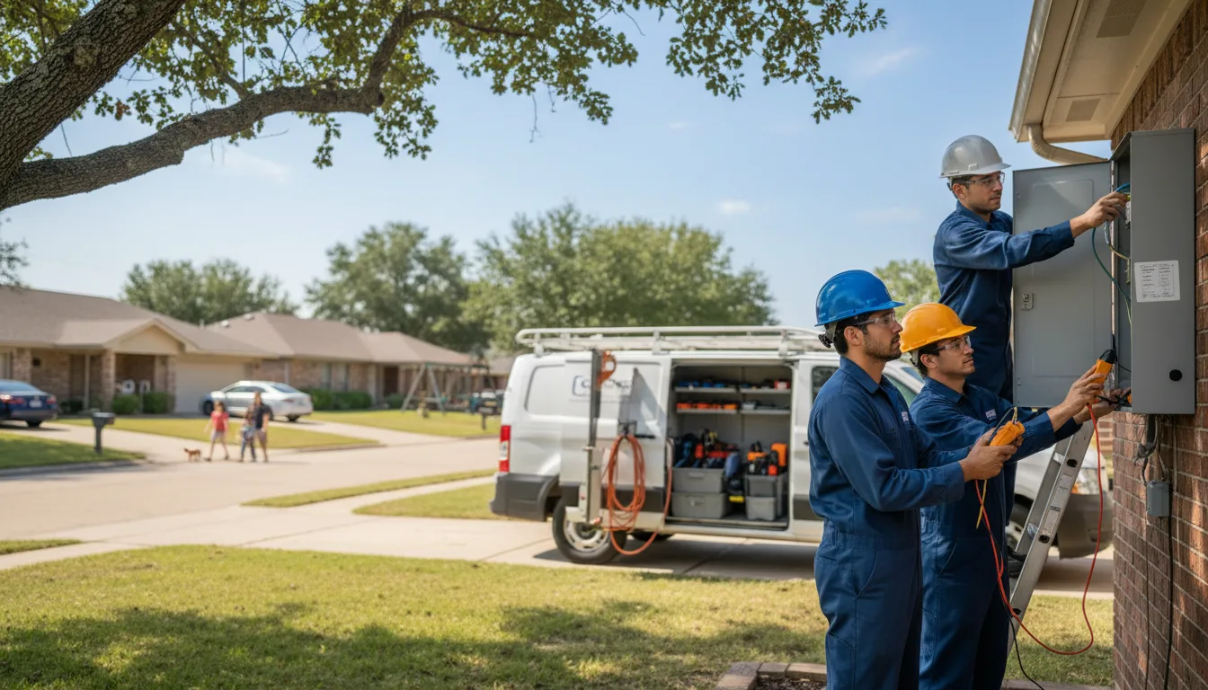 Certified electrician providing emergency electrical services in Colome, SD